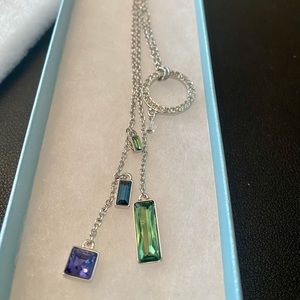 Touchstone Crystal Lariat Necklace